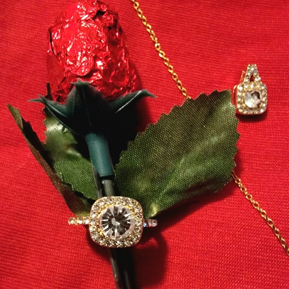 CZ Costume Jewelry Set - Picture 8 of 9